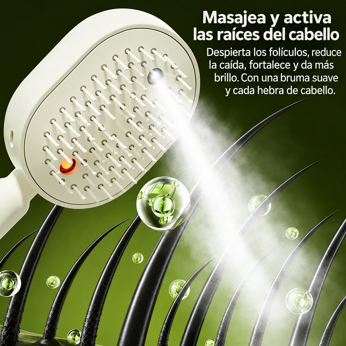 Cepillo Spa LuvianPros · Cabello Arreglado en Minutos